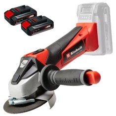Einhell TE-AG 18/115 Li PXC + Twinpack CB - Polizor unghiular 115 mm + Set 2 acumulatori Li-Ion 18 V 2.5 Ah foto