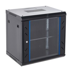 Rack perete 12U 19&#039; 600x450, negru, seria economica - ASYTECH Networking ASY-12U-6045WL