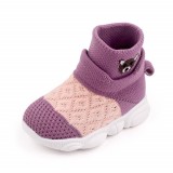 Mocasini inalti tip adidas in nuante de lila - Ursulet (Marime Disponibila: