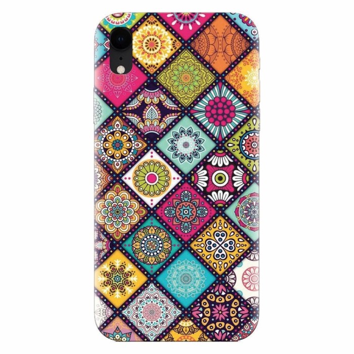 Husa silicon pentru Apple Iphone XR, Mandala Pattern