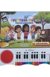 Aventura Muzicala Prima Carte Pianina Copii Elena-Roxana Peptanus Invatare Muzica 11 Cantece Folclor Romanesc Carti Educative