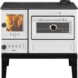 Soba de gatit AURA 9 kW, dreapta, alba, 825x500x770 mm