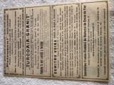 afis original reclama antebelica societati Regalitate Romania .Anii 1930 .Dimensiuni aproximativ format A4