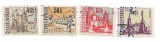 Cehoslovacia - Peisaje urbane, 1966 - serie obliterata