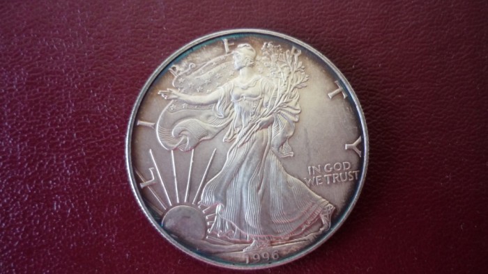 1 DOLLAR 1996 ARGINT 999 1 OZ.