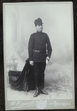 Fotografie pe carton, militar, perioada primului razboi mondiial