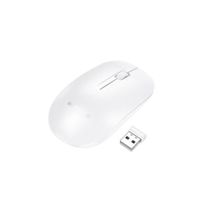MOUSE Borofone &amp;quot;BG14&amp;quot;, PC sau NB wireless 2.4GHz, 1000 CPI, butoane/scroll 3/1, alb,&amp;quot;6941991113383&amp;quot; (timbru verde 0.18 lei) foto