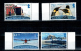 British Antarctic 2021 - Protectia naturii, pinguini, serie neuz