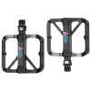 Pedale Bicicleta Aluminiu MTB BMX Antiderapante Rulment DU Sofia CONCEPT&reg; Negru Mat Set 2