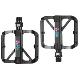 Set 2 Pedale de Aluminiu Bicicleta MTB, BMX, Antiderapant, Rulment Du, Sofia CONCEPT&reg;, Black/Matt