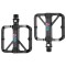 Set 2 Pedale de Aluminiu Bicicleta MTB, BMX, Antiderapant, Rulment Du, Sofia CONCEPT&reg;, Black/Matt