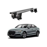 Bare transversale portbagaj Audi A3 8V 2013+ aluminiu pentru plafon neted