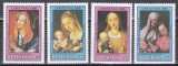 Dominica 1986 - Crăciun - Picturi de D&uuml;rer, Serie + Colita, 4 Poze, Cota 19.50 Euro, MNH, Nestampilat