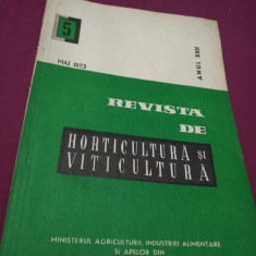 REVISTA DE HORTICULTURA SI VITICULTURA NR.5 /MAI 1973