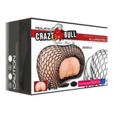 Masturbator cu dubla penetrare si vibratii reglabile Crazy Bull Mini Jessica -