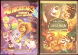 Set 2 DVD-uri Madagascar 3 si Cartea Junglei - Walt Disney, Povesti copii, Romana, Aventura, Comedie