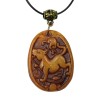 Amuleta medalion cu zodia caine