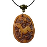 Amuleta medalion cu zodia caine