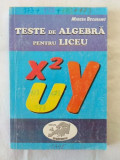 M. Becheanu - Teste de algebra pentru liceu - editura Europontic 1995