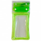 Husa subacvatica Zip Waterproof Flippy, Snowproof, Universala, Impermeabila, cu Snur, pentru telefon sau documente, Verde