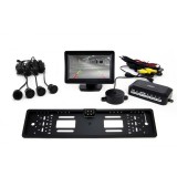 Kit senzori TFT01 de 4,3" cu cameră LED CAM-402, 4 senzori, negru &bdquo;GOLD