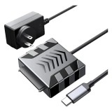 Cumpara ieftin Cablu adaptor Orico SATA, USB C la SATA III pentru hard disk-uri HDD, SSD, 50 CM, negru