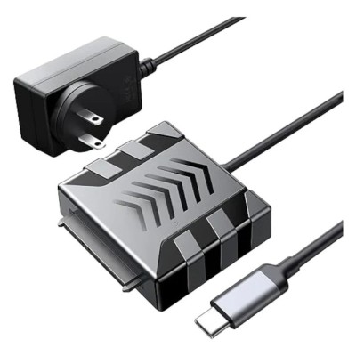 Cablu adaptor Orico SATA, USB C la SATA III pentru hard disk-uri HDD, SSD, 50 CM, negru foto