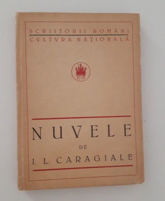 Carte veche 1922 I L Caragiale Nuvele foto