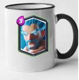 Cana maner negru personalizata Clash Royale - Ice Wizard, INOVATIX&reg;. 330ml