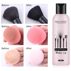 Solutie curatare pensule machiaj Miss Rose Brush Cleaner Make Up, 120 ml