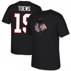 Chicago Blackhawks tricou de bărbați Jonathan Toews #19 Reebok Center Ice TNT Reflect Logo - S