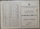 Carnet de aspirant Complexul Sportiv Gata pentru Munca si Apararea RPR 1950