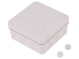 Cutie de conexiuni IP55 gri 85x85x37mm