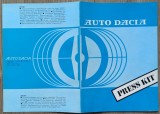 Auto Dacia, press kit// mapa