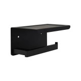 Suport Hartie Igienica cu Suport Telefon/Parfum Negru GJ610 ModernLight Concept