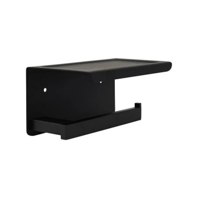 Suport Hartie Igienica cu Suport Telefon/Parfum Negru GJ610 ModernLight Concept foto