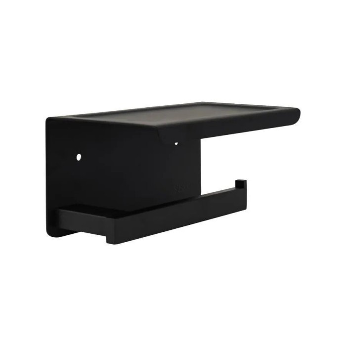 Suport Hartie Igienica cu Suport Telefon/Parfum Negru GJ610 ModernLight Concept