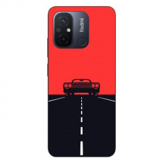 Husa compatibila cu Xiaomi Redmi 12C Silicon Gel Tpu Model Red Sky Muscle Car