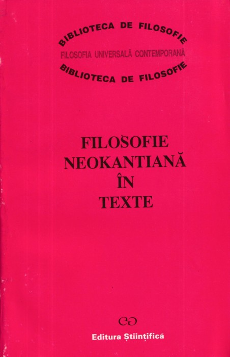 Filosofie neokantiana in texte - Octavian Nistor