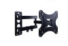 Suport TV Perete Reglabil 14-42 inch JRH&reg; VESA 200x200, Inclinare 15&deg;, Rotire 90&deg;, 50kg, Negru