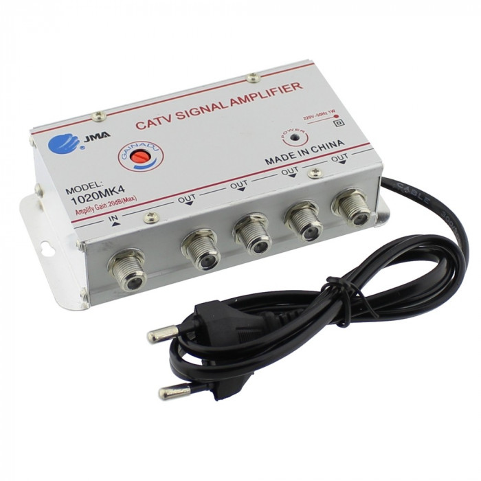 Amplificator TV cablu, splitter 4 iesiri, 1020MK4 - 110801