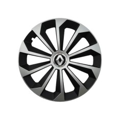 Set 4 Capace Roti 14 inchi (R14) Fame Gri-Negru, Compatibile Cu Renault foto