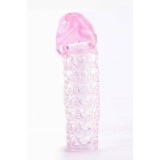 Manson Penis Cu Striatii Male-Wear, Roz, 11.5 cm