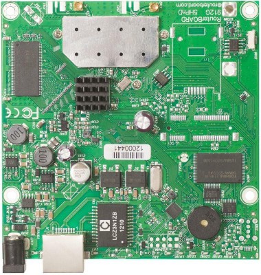 MIKROTIK 5GHZ 1GB 720 MHZ CPE BOARD POE foto