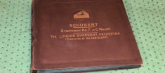 MAPA CU 6 PLACI PT. GRAMOFON PATEFON. HIS MASTER VOICE - SCHUBERT