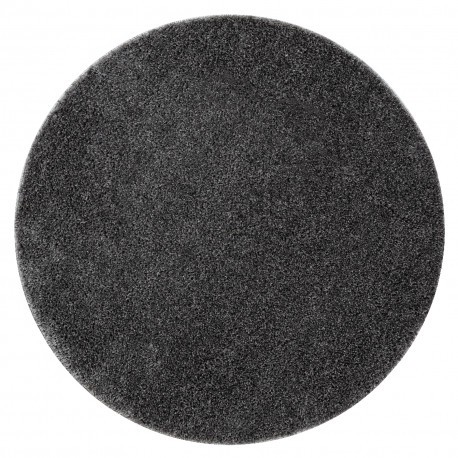 Covor baie SYNERGY cerc, glamour, anti-alunecare, moale - lurex gri, koło 50 cm