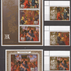 NIUE 1987 PICTURA DURER (serie+colita+bloc dt.) MNH