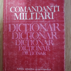 Constantin Cazanisteanu - Comandanti militari. Dictionar - 1983