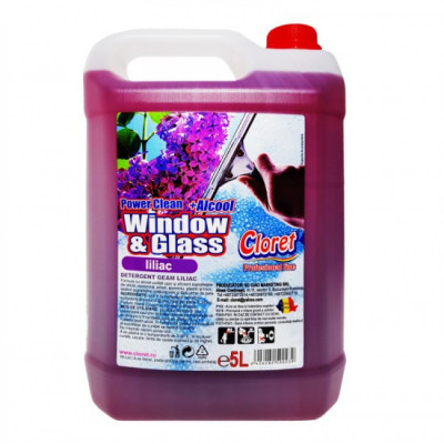 Detergent geam, Cloret, 5L, Liliac foto