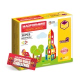 Set magnetic de baza Magformers de construit 30 piese